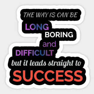 way to success Sticker